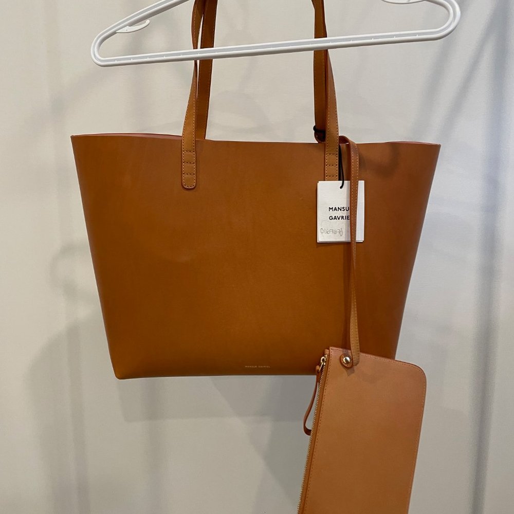 New Mansur Gavriel Large Tote Cammello Rosa Tote